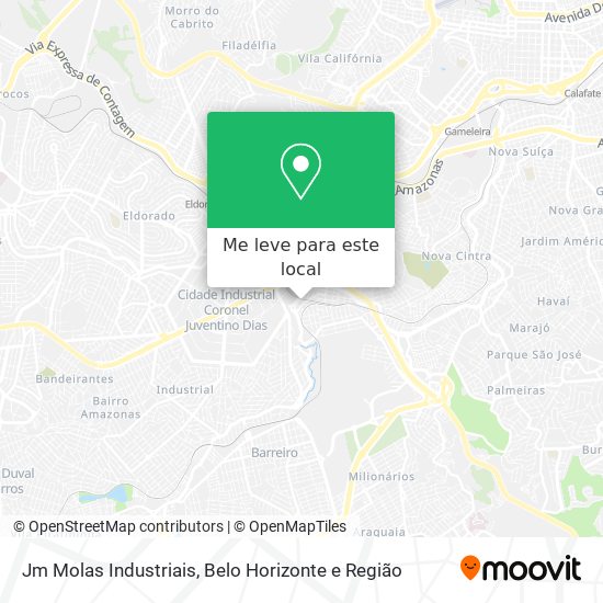 Jm Molas Industriais mapa
