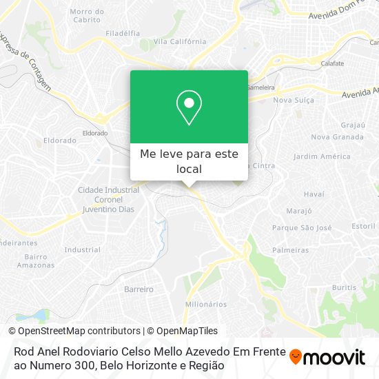 Rod Anel Rodoviario Celso Mello Azevedo Em Frente ao Numero 300 mapa