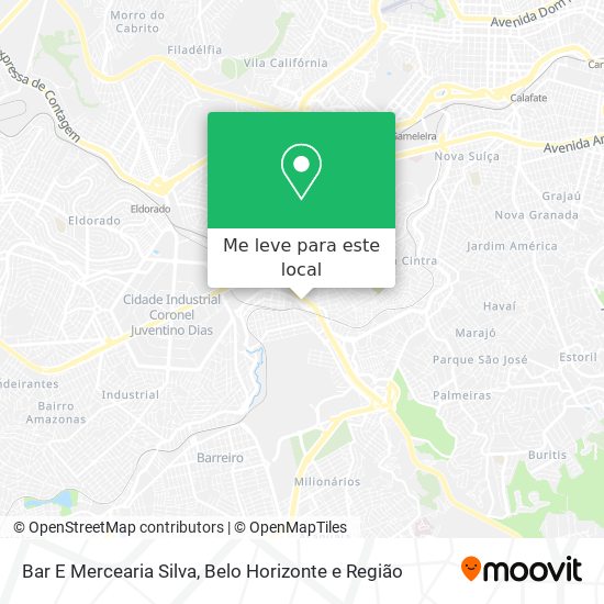 Bar E Mercearia Silva mapa