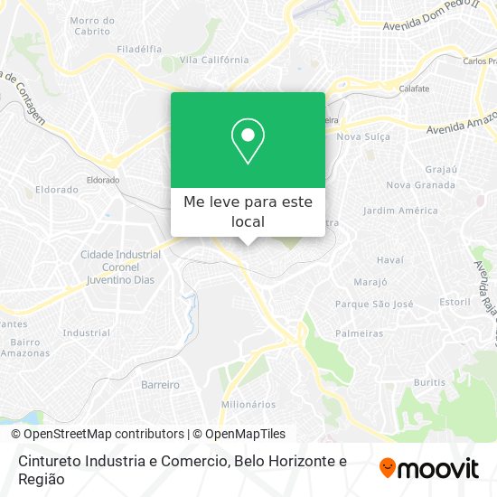Cintureto Industria e Comercio mapa