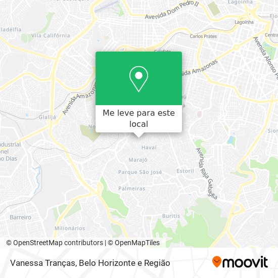 Vanessa Tranças mapa