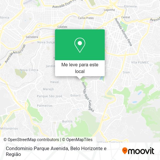 Condomínio Parque Avenida mapa
