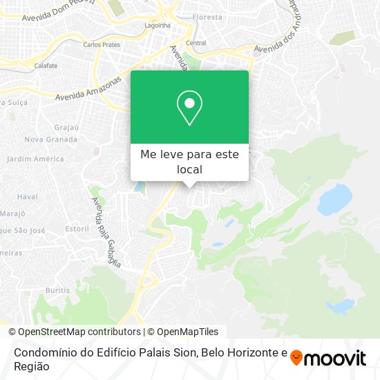 Condomínio do Edifício Palais Sion mapa