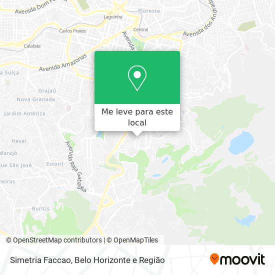 Simetria Faccao mapa