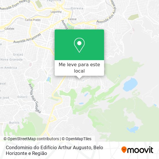 Condomínio do Edifício Arthur Augusto mapa