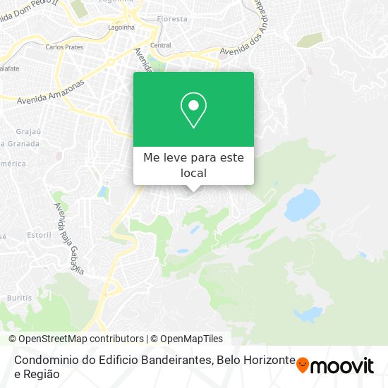 Condominio do Edificio Bandeirantes mapa