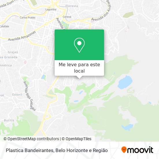 Plastica Bandeirantes mapa