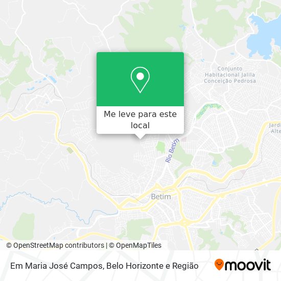 Em Maria José Campos mapa