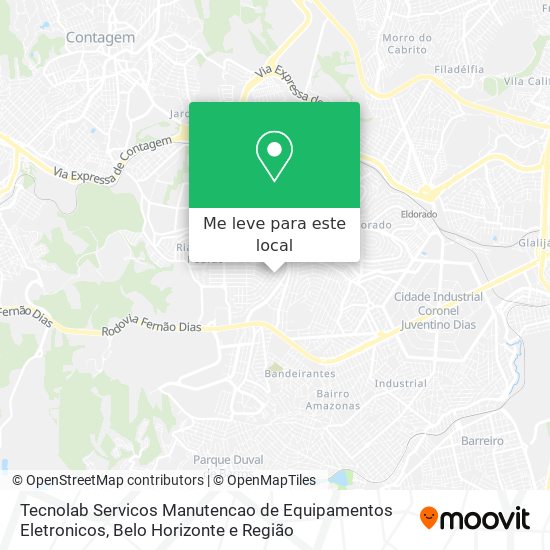 Tecnolab Servicos Manutencao de Equipamentos Eletronicos mapa