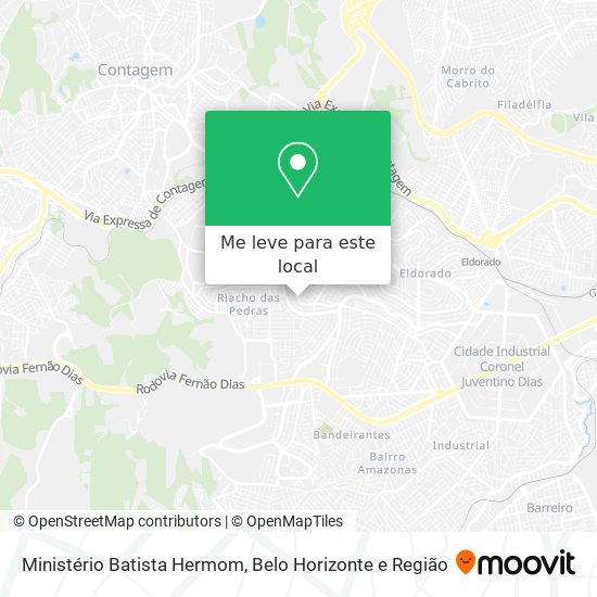 Ministério Batista Hermom mapa