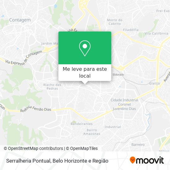 Serralheria Pontual mapa