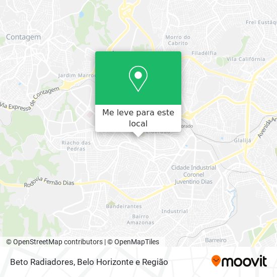 Beto Radiadores mapa