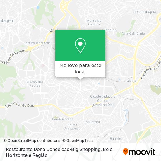 Restaurante Dona Conceicao-Big Shopping mapa