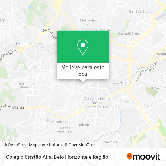 Colégio Cristão Alfa mapa