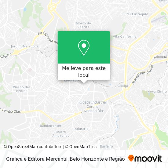 Grafica e Editora Mercantil mapa