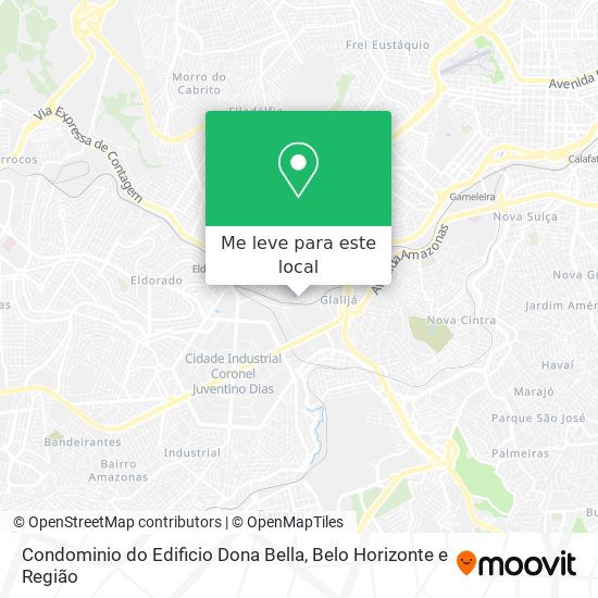 Condominio do Edificio Dona Bella mapa