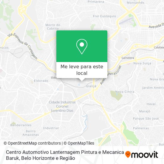Centro Automotivo Lanternagem Pintura e Mecanica Baruk mapa
