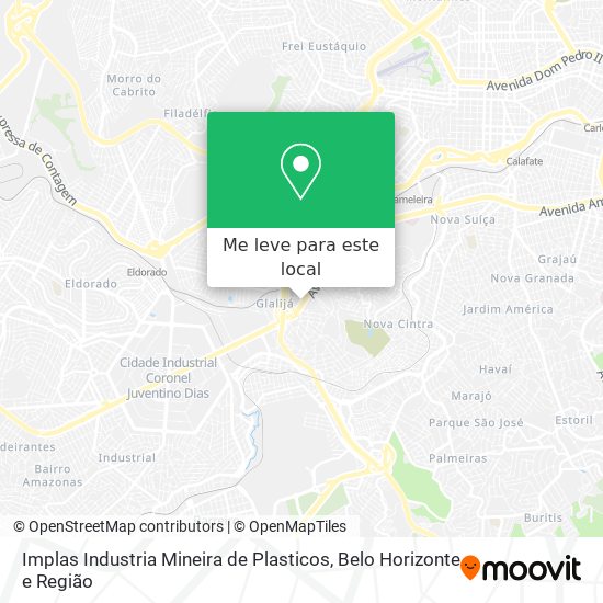 Implas Industria Mineira de Plasticos mapa