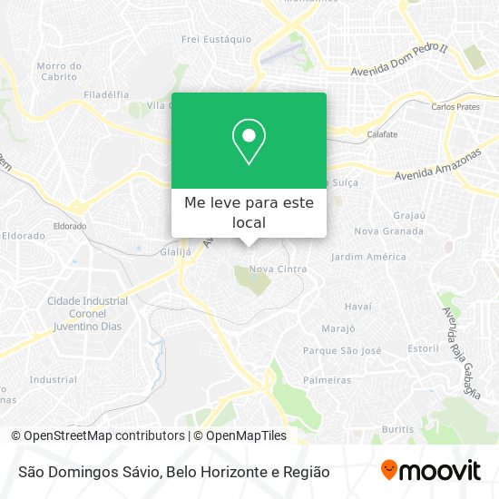 São Domingos Sávio mapa