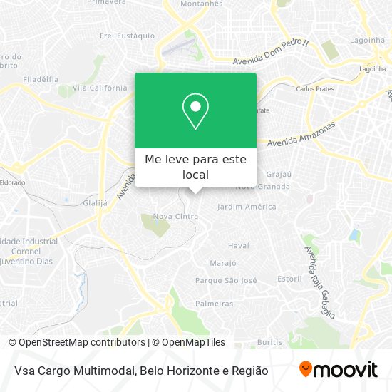 Vsa Cargo Multimodal mapa