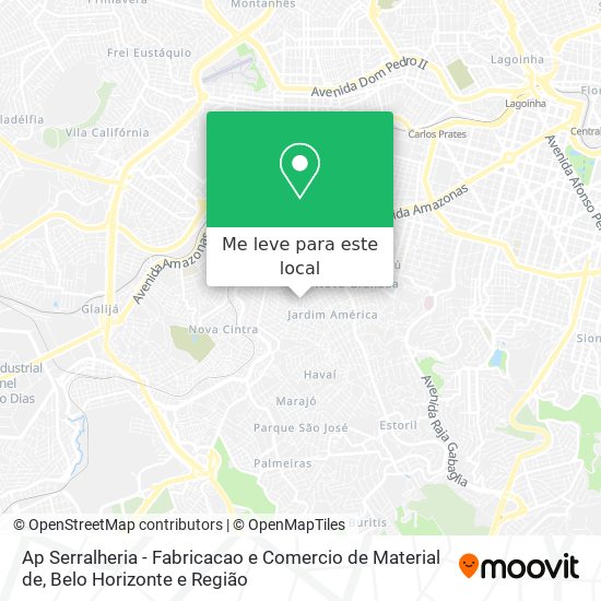 Ap Serralheria - Fabricacao e Comercio de Material de mapa