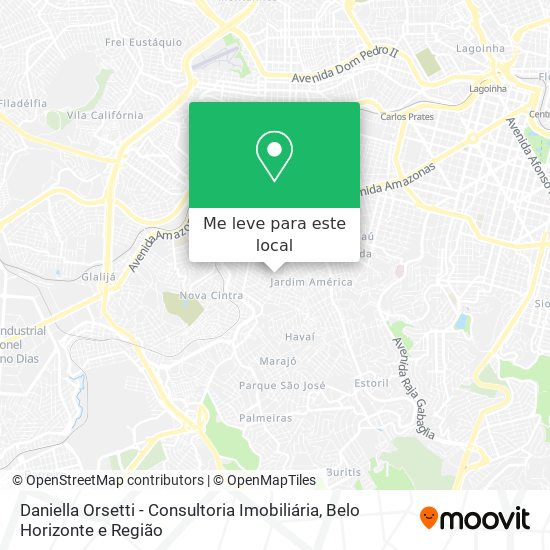 Daniella Orsetti - Consultoria Imobiliária mapa