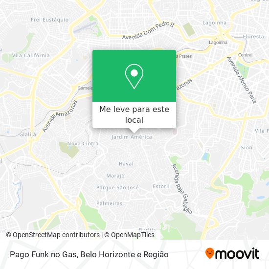 Pago Funk no Gas mapa