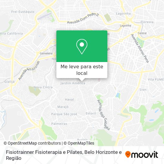 Fisiotrainner Fisioterapia e Pilates mapa