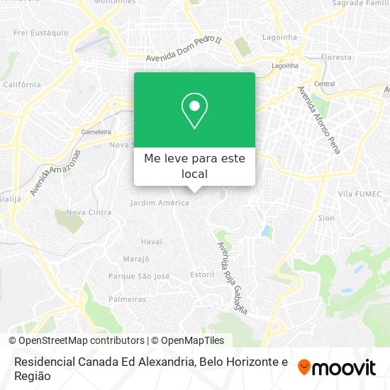 Residencial Canada Ed Alexandria mapa