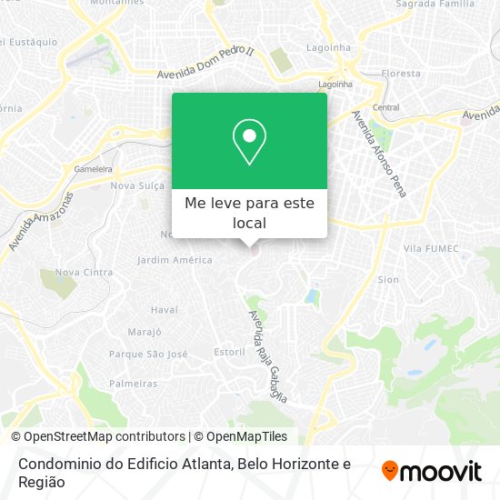 Condominio do Edificio Atlanta mapa