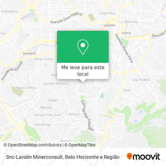 Snc-Lavalin Minerconsult mapa