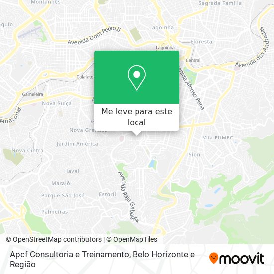 Apcf Consultoria e Treinamento mapa