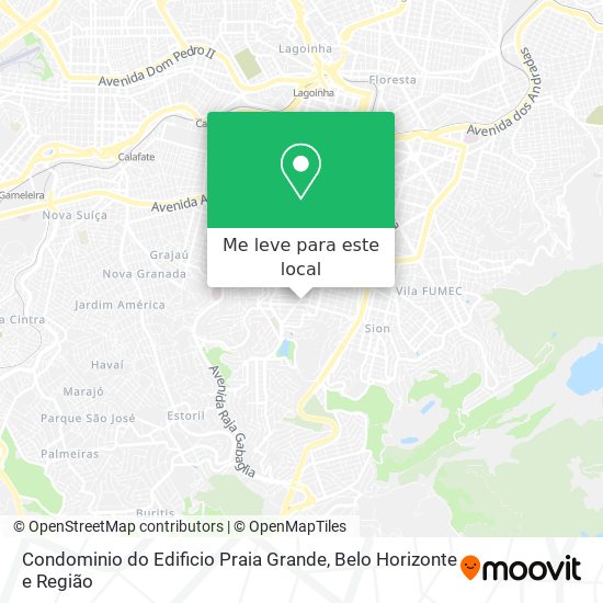 Condominio do Edificio Praia Grande mapa