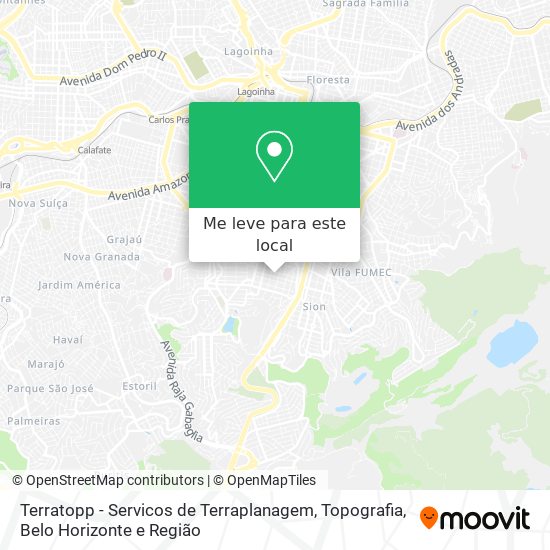Terratopp - Servicos de Terraplanagem, Topografia mapa