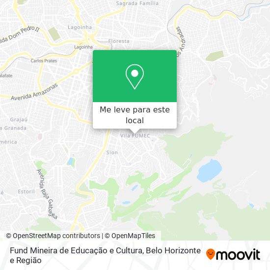 Fund Mineira de Educação e Cultura mapa