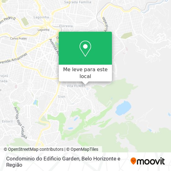 Condominio do Edificio Garden mapa