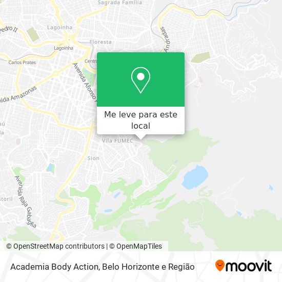 Academia Body Action mapa