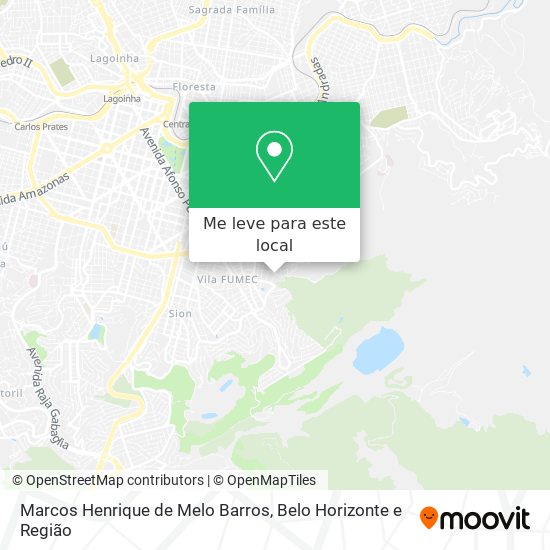 Marcos Henrique de Melo Barros mapa