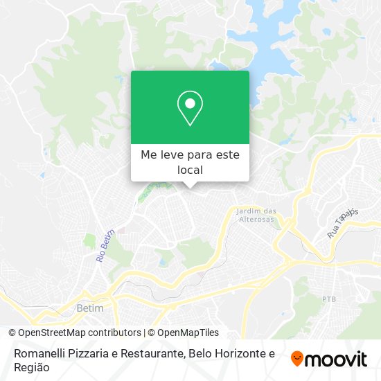 Romanelli Pizzaria e Restaurante mapa
