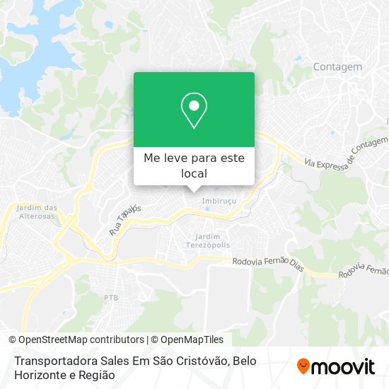 Transportadora Sales Em São Cristóvão mapa