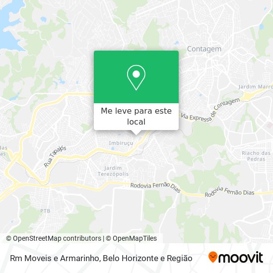 Rm Moveis e Armarinho mapa