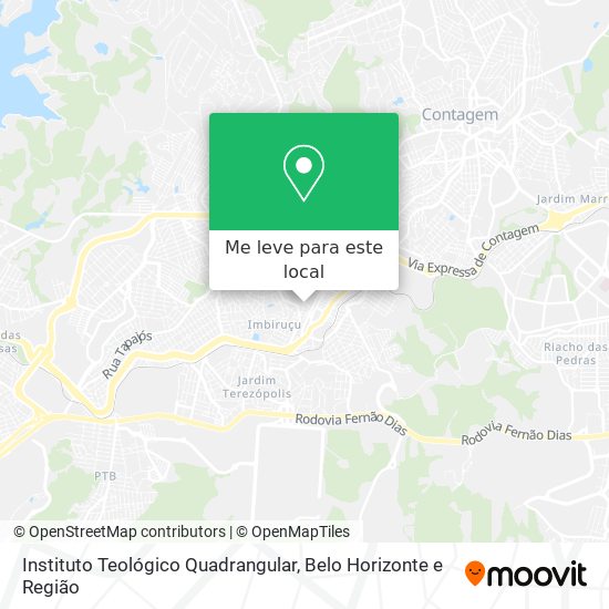 Instituto Teológico Quadrangular mapa
