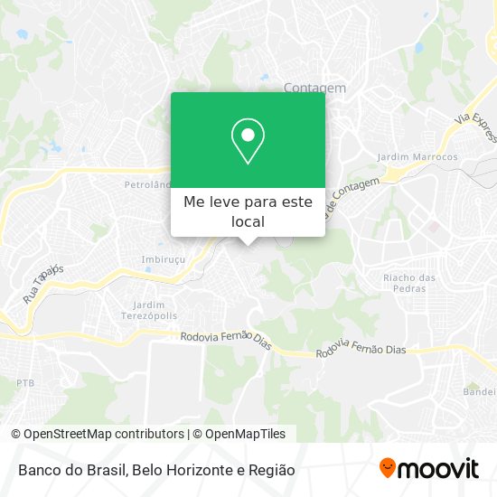 Banco do Brasil mapa