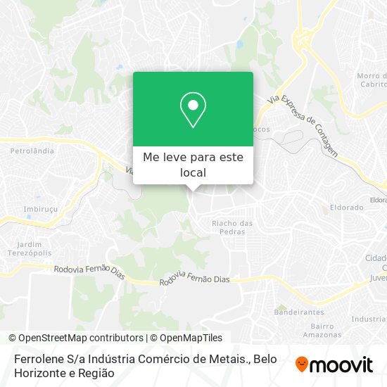Ferrolene S / a Indústria Comércio de Metais. mapa