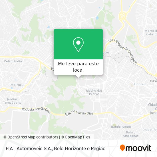 FIAT Automoveis S.A. mapa