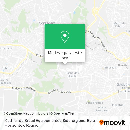Kuttner do Brasil Equipamentos Siderúrgicos mapa