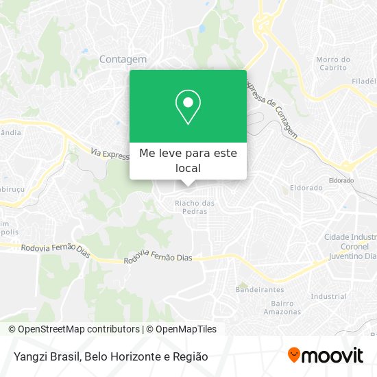 Yangzi Brasil mapa