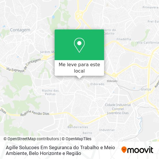 Agille Solucoes Em Seguranca do Trabalho e Meio Ambiente mapa