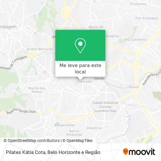 Pilates Kátia Cota mapa