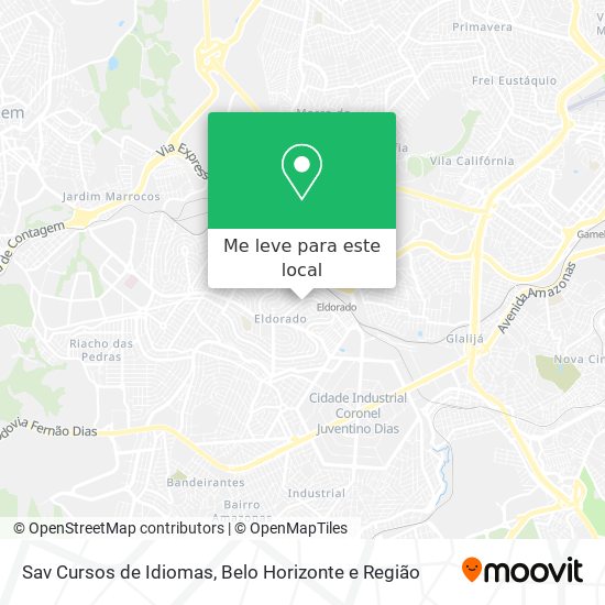 Sav Cursos de Idiomas mapa